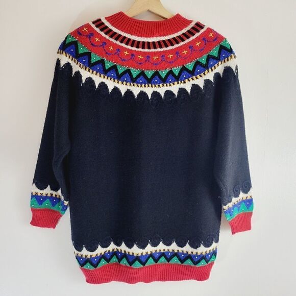 Rare Vintage Alps Geyser 80s 90s Aprés Ski Sweater - Picture 7 of 9